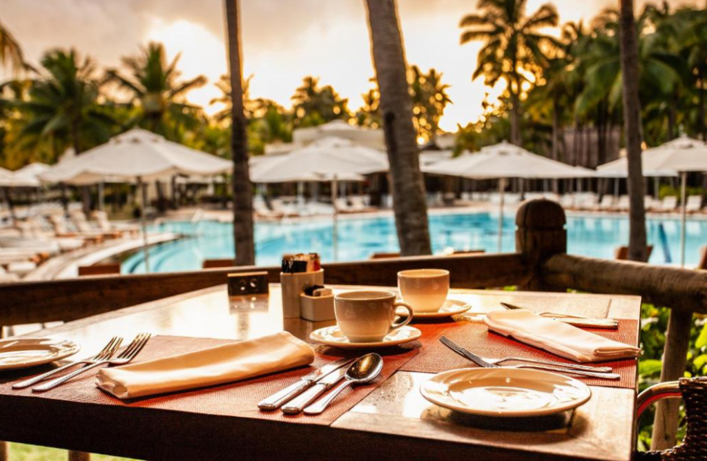 Shandrani Beachcomber Resort & Spa ile maurice table