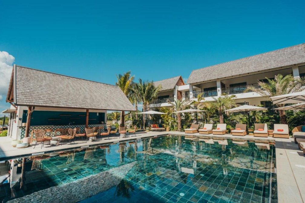 hôtels demi pension à l'île Maurice pas cher Domaine de Grand Baie piscine
